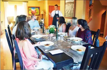  ?? STEVE MACNAULL/The Okanagan Weekend ?? West Kelowna’s Mission Hill Family Estate’s Bring Mission Hill Home contest is now open for 10 prize packages across the country that will see a chef and sommelier come to your house to cook and serve dinner with paired wines.