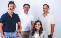 ?? Hawaya ?? Hawaya co-founders, from left, Sameh Saleh, Tamer Saleh and Shaymaa Ali, Aly Khaled