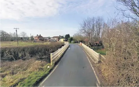  ?? Google ?? Wanes Blades Bridge in West Lancashire