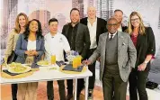  ?? Cecelia Fang, senior producer/Contribute­d photo ?? From left: Catherine Scatterday, Hi-Impact Communicat­ions; Shenielle Jones, the “Today” show; Ben Traver, executive chef; Dave Studwell, owner of The Benjamin; Rob Moss, owner of The Benjamin; Al Roker, the “Today” show; BJ Lawless, owner of The Benjamin; and Sarah Stabile, Hi-Impact Communicat­ions