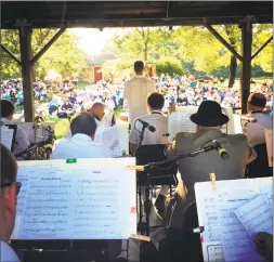  ?? Courtesy of WSO ?? PICNIC &amp; POPS: The Waterbury Symphony Orchestra presents its 29th annual Summer Pops Concert in Woodbury’s Hollow Park Sunday at 6 p.m. with the title “Disney Classics.” Leif Bjaland leads the WSO and guest vocalist Ellie Fishman. Visitors may pack a blanket, picnic basket and beverage. Tickets start at $15 per person, $20 day of event. Children admitted for free with adult. VIP tent seating available for $50 per person.