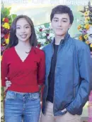  ??  ?? Maymay Entrata and Edward Barber.