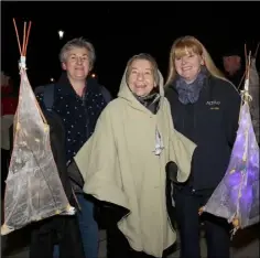  ??  ?? Deborah O’Connor, Barbara Tector and Liz Kenny.