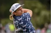  ?? PHOTOS BY STEPHEN B. MORTON — THE ASSOCIATED PRESS ?? Cameron Smith, of Australia, watches his drive off the 10th tee during the first round of the RBC Heritage golf tournament in Hilton Head Island, S.C., Thursday.