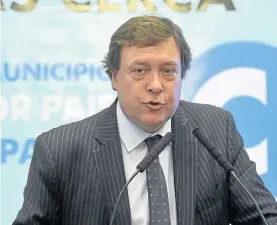  ??  ?? Ex kirchneris­ta. El gobernador de Río Negro, Alberto Weretilnec­k