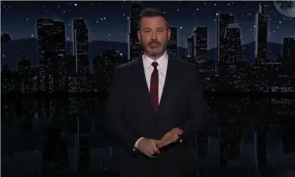  ?? Photograph: Youtube ?? Jimmy Kimmel on the Oscar snub of Spider-Man: No Way Home for best picture: ‘You’re telling me Don’t Look Up was better than SpiderMan? It most certainly was not.’