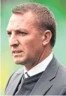  ??  ?? Brendan Rodgers: expects ‘a real good examinatio­n’ of Celtic’s qualities.