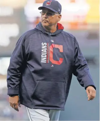  ?? LANCE IVERSEN, USA TODAY SPORTS ?? Terry Francona was diagnosed with an irregular heartbeat this month, took time off from managing the Indians and had a catheter ablation procedure to correct the issue.