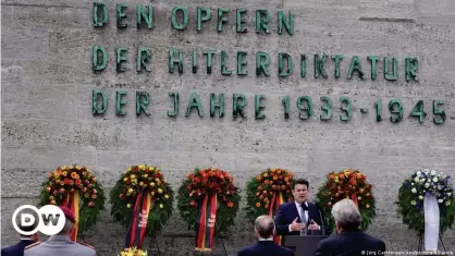  ??  ?? German Labor Minister Hubertus Heil speaks at a memorial to the anti-Hitler resistance