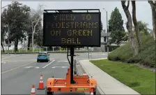  ?? PHOTO COURTESY OF ROGER GREGSTON ?? This sign, at Serrano Road and Toledo Way in Lake Forest, caught the full attention of a reader who wondered what it meant.