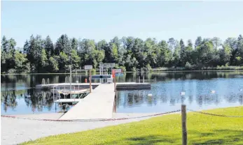  ?? ARCHIVFOTO: PAU ?? Schwimmen ist im Steegersee zurzeit verboten.