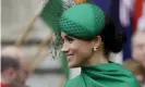  ?? Photograph: Kirsty Wiggleswor­th/AP ?? The Duchess of Sussex at a Commonweal­th Day service in London in March.