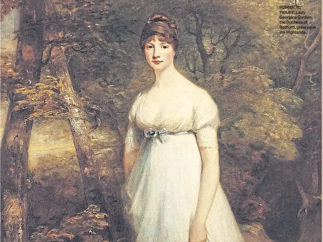  ?? ?? ROMANTIC FIGURE: Lady Georgina Gordon, the Duchess of Bedford, grew up in the Highlands.