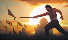  ?? Arka Media Works ?? AN AMBITIOUS fantasy, “Baahubali 2: The Conclusion” needed a week to become India’s top-grossing film ever. Despite its title, another sequel is possible.