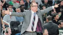  ?? ASSOCIATED PRESS FILE PHOTO ?? It’s not 100 per cent confirmed, but it is believed Toronto Raptors head coach Nick Nurse will take the helm for Canada in China this August.