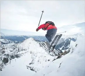  ?? [ Freeride World Tour ] ?? Die Hänge um den Lärchfilzk­ogel gelten als Paradies für Freerider.