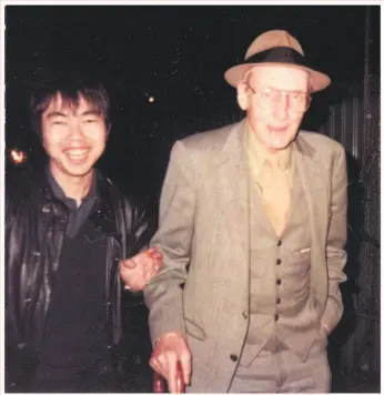  ?? Courtesy V. Vale ?? Punk publisherw­riter V. Vale is seen with the late Beat writer William S. Burroughs, one of many interestin­g characters to cross his path over the years.