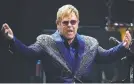  ??  ?? CLASSIC: One writer welcomes the chance to see Sir Elton John in Cairns.