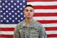 ?? US Army photo ?? Spc. Matthew Turcotte, a North Smithfield native, was killed Wednesday in a training accident at Fort Benning in Georgia.