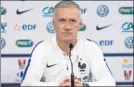  ??  ?? Deschamps, técnico de Francia