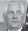  ??  ?? Rex Tillerson