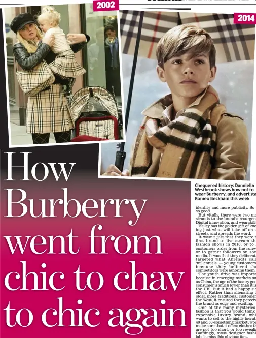 How Burberry went from chic to chav to chic again - PressReader