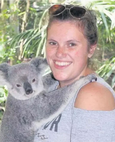  ??  ?? &gt; Chantelle Madonia, 23, has died during a trip to Australia