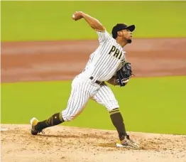  ?? K.C. ALFRED U-T ?? Luis Patiño was the Padres’ second-ranked pitching prospect until he was traded to the Tampa Bay Rays as part of the package to land left-hander Blake Snell.