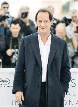  ?? LOIC VENANCE / AFP ?? Vincent Lindon, ayer en Cannes