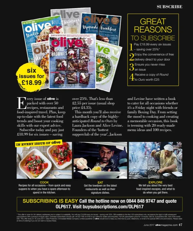  ??  ?? * This offer is open for UK delivery addresses and is subject to availabili­ty. You will pay £18.99 every six issues – saving over 25%. Gift available to the first 100 subscriber­s only, we reserve the right to fulfil subsequent subscripti­ons with a...