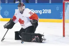  ?? NATHAN DENETTE/THE CANADIAN PRESS/FILES ?? While playing in the Kontinenta­l Hockey League, Canadian goaltender Ben Scrivens never knows what Russian superstiti­on or custom he’s breaking. There are plenty.