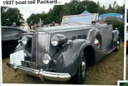 ?? ?? 1937 boat tail Packard...