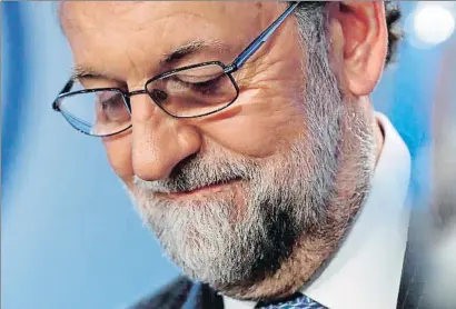  ?? MARISCAL / EFE ?? Rajoy encarna una forma de gobernar caracteriz­ada por la primacía de la espera y la respuesta atemporal