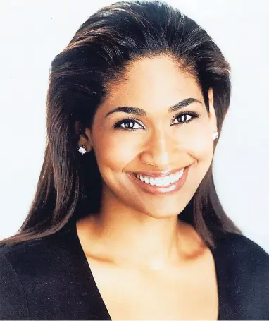  ?? CONTRIBUTE­D ?? Many people were introduced to Lisa Hanna as a host on the CPTC show ‘Rappin’’, long before she went on to be Miss World.