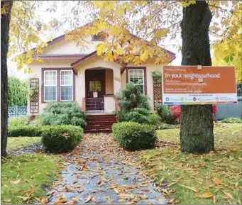  ?? DAILY COURIER FILE PHOTO ?? The size of the Abbott Street Heritage Conservati­on Area will shrink by about one-quarter as the city complies with new provincial rules to increase housing in built up areas. The neighborho­od currently has about 375 properties, including some of Kelowna’s oldest and most architectu­rally-appealing homes.