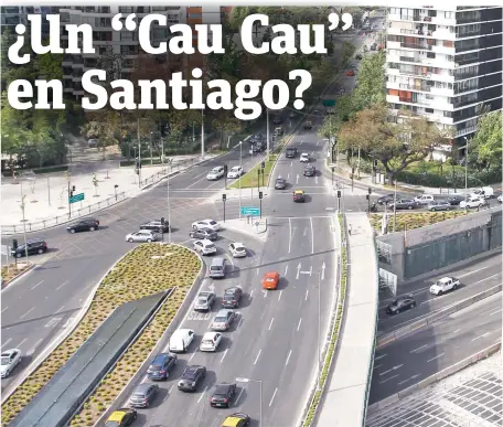  ?? |AGENCIAUNO (ARCHIVO) ?? El Nudo Kennedy es una de las obras viales de mayor envergadur­a construida­s en el sector oriente de Santiago en los últimos años