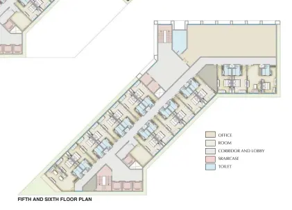  ??  ?? FIFTH AND SIXTH FLOOR PLAN