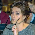  ??  ?? La consiglier­a di Forza Italia Alessandra Gallone, ex senatrice del Pdl (foto a fianco, in alto). La consiglier­a del Partito democratic­o Francesca Riccardi (foto in basso).
(a sinistra), E la presidente del Consiglio comunale di Bergamo Marzia...