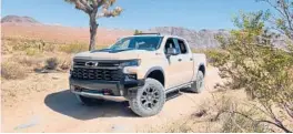  ?? HENRY PAYNE/THE DETROIT NEWS ?? The 2022 Chevy Silverado ZR2.