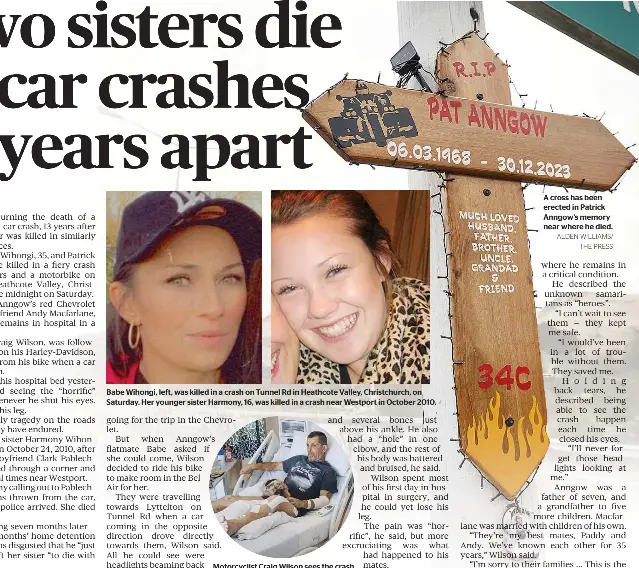 Two sisters die in car crashes 13 years apart - PressReader