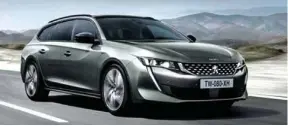  ??  ?? Peugeot 508 SW: no próximo mês terá estreia inédita em Lisboa