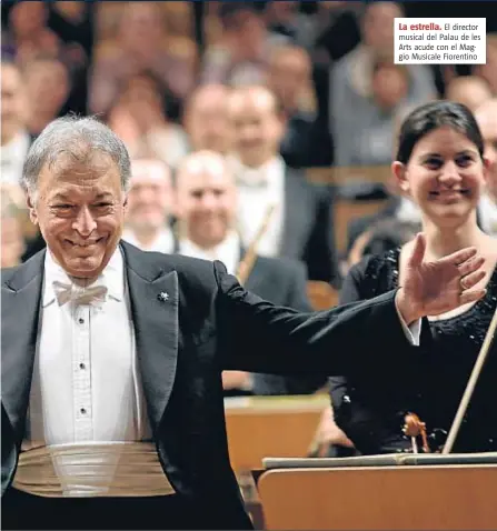  ?? JAVIER DEL REAL ?? La estrella. El director musical del Palau de les Arts acude con el Maggio Musicale Fiorentino