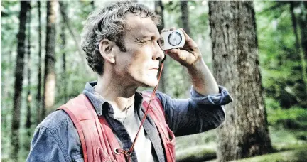  ?? NATIONAL FILM BOARD ?? Douglas Chapman plays Grant Hadwin, the B.C. logger-turned-activist who took desperate measures to make a point in Sasha Snow’s documentar­y Hadwin’s Judgement.