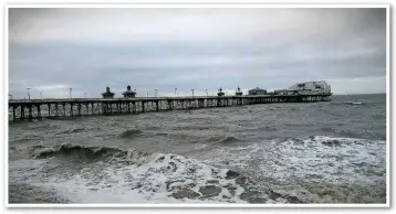  ?? JOSEPH BRENNAN. ?? Opened in 1863, Blackpool North Pier is the oldest of the resort’s three piers, although it had to wait almost 130 years before receiving its first rail services.