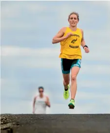  ?? PHOTO: IAN PORRITT ?? Tamara Reed had the fastest senior women’s time at the Feilding Moas Woodruffe Cup event at the weekend.