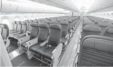  ?? TED S. WARREN, AP ?? The debate over decreasing seat sizes on planes started when consumer group FlyersRigh­ts.org expressed safety concerns.
