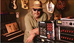  ?? Mark Humphrey / Associated Press ?? Hank Williams Jr. in a recording studio in Nashville, Tenn. His new album, “Rich White Honky Blues,” has been released under his alter ego, Thunderhea­d Hawkins.