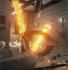  ??  ?? Dangerous Golf is certainly a quick fix if you are looking for some destructiv­e fun