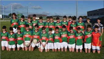  ??  ?? The Mid Kerry U-14 team who saw off Feale Rangers in last week’s final to claim the title in Austin Stack Park
