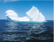  ?? ROBERT BARTLETT / TRINITY ECO-TOURS / THE CANADIAN PRESS ?? Last year, Newfoundla­nd and Labrador enjoyed a strong iceberg season; this year it’s still wait and see.